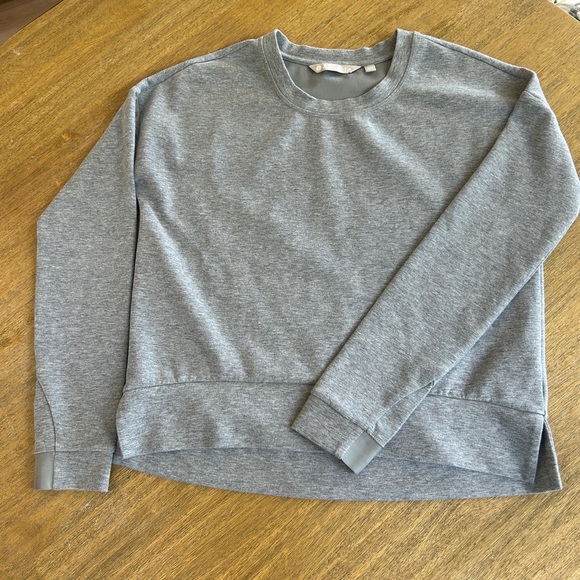 Athleta Gray Lightweight Sweatshirt Size XS - Picture 1 of 6